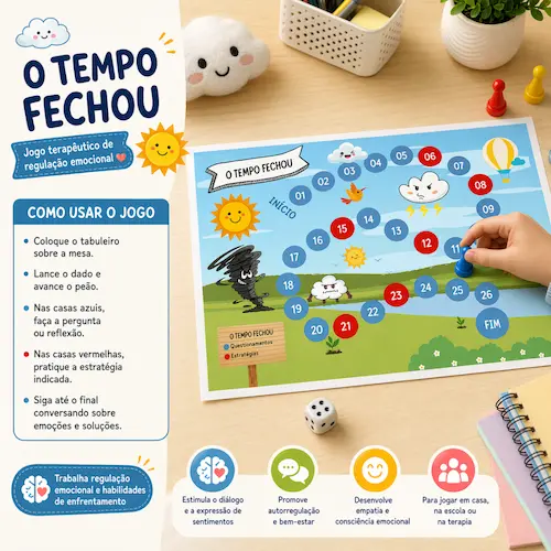 Jogo terapêutico O Tempo Fechou
